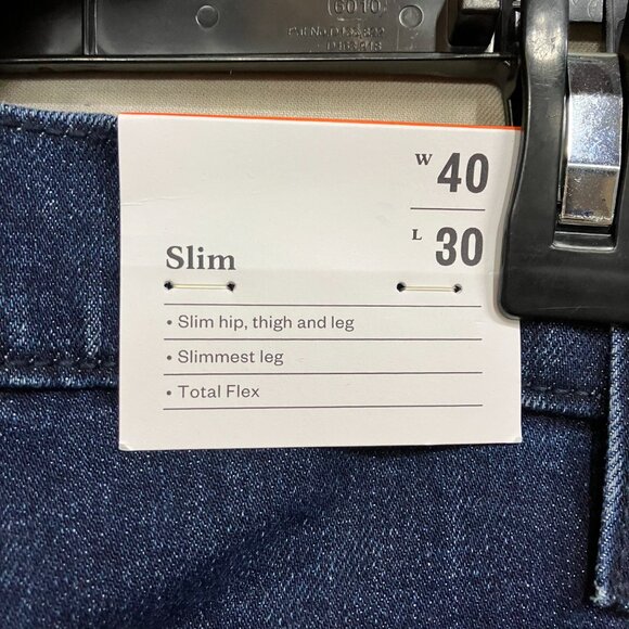 Goodfellow & Co Men's 40X30 Brooks Mid Rise Heavyweight Slim Fit Leg Full Jeans - Picture 8 of 16